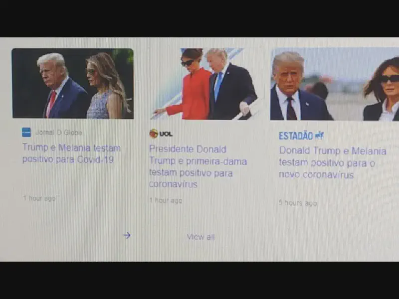 Featured image of post Notícia: Trump Com Corona! Trump, Vera Magalhães e McCarthy
