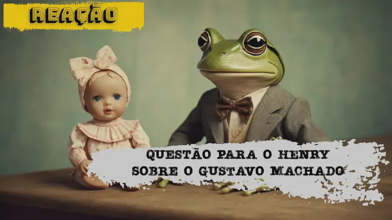 Featured image of post TENTE NÃO RIR: O GUSTAVO MACHADO foi MUITO BEM, respondendo ao Henry Bugalho
