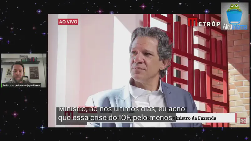 Featured image of post Entrevista do Haddad para a Metropoles: Piada com o lance de debate com Monark

