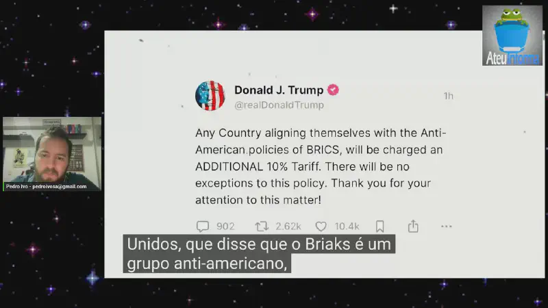 Featured image of post Reação - Álvaro Borba faz boa leitura sobre BRICS e levanta a hipótese da "esquerda" servir aos EUA
