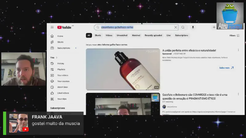 Featured image of post Gaiofato e Bolsonaro são COVARDES e isso não é uma questão de emoção é PRAGMATISMO ÉTICO
