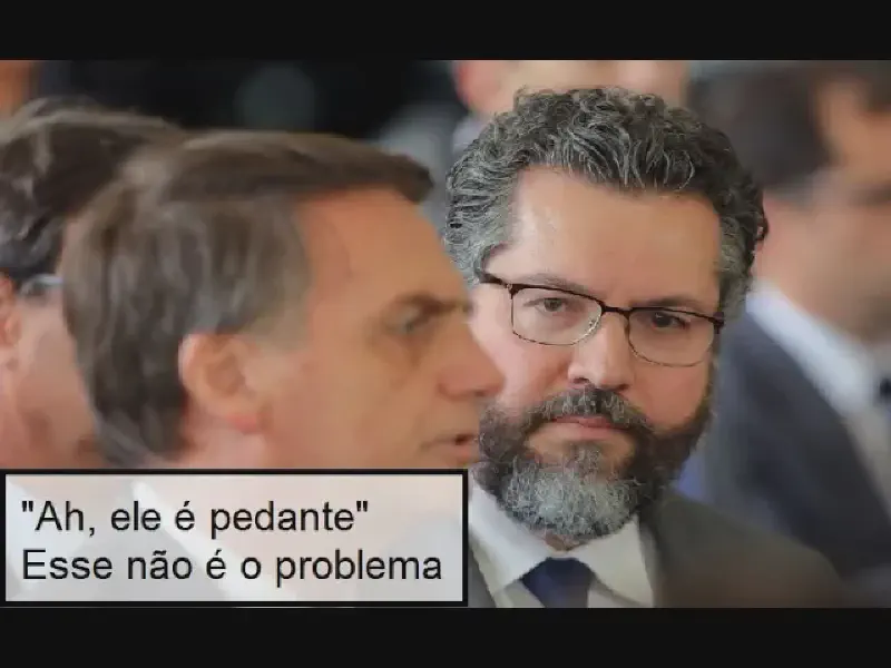 Featured image of post Discurso do Ernerto Araújo - O "argumento" contra pedantismo; a "ideologia" e o pragmatismo
